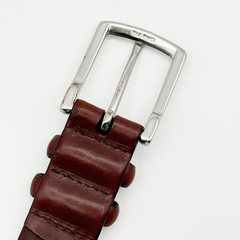 POLO Ralph Lauren Italian Leather Belt Men’s 36/90 Brass Buckle - Picture 8 of 13